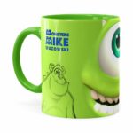 Caneca Mike Wazowski Monstros S.a 3d Print Verde Claro