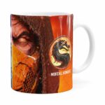 Caneca Mortal Kombat 3d Print Branca