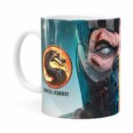 Caneca Mortal Kombat 3d Print Branca