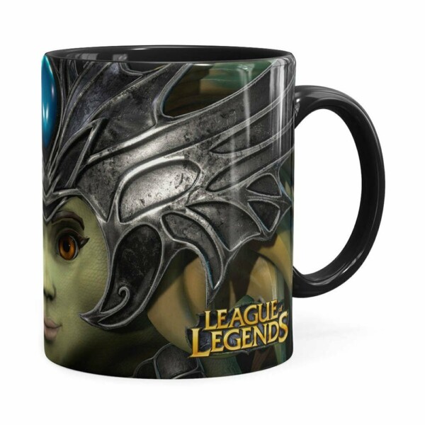 Caneca Nami 3d Print League Of Legends Preta