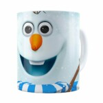 Caneca Olaf 3d Print Frozen Branca