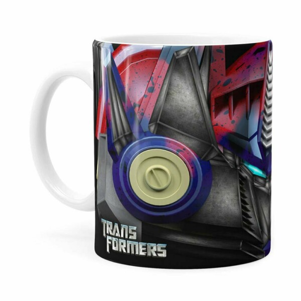 Caneca Optimus Prime 3d Print Transformers Branca
