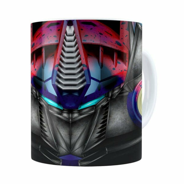 Caneca Optimus Prime 3d Print Transformers Branca