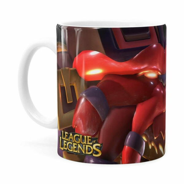 Caneca Ornn 3d Print League Of Legends Branca