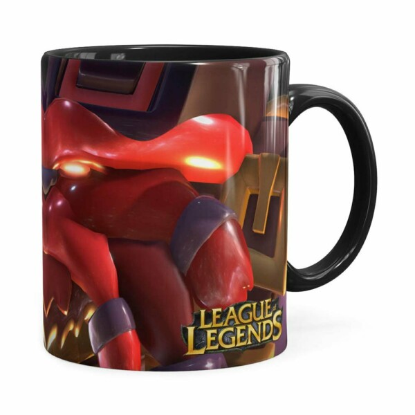 Caneca Ornn 3d Print League Of Legends Preta