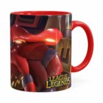Caneca Ornn 3d Print League Of Legends Vermelha