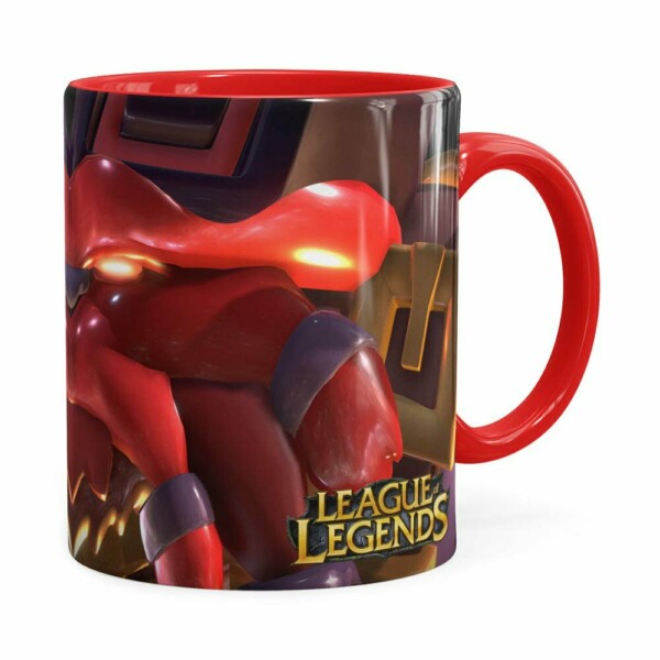 Caneca Ornn 3d Print League Of Legends Vermelha