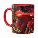 Caneca Ornn 3d Print League Of Legends Vermelha