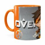 Caneca Overwatch Game 3d Print Laranja
