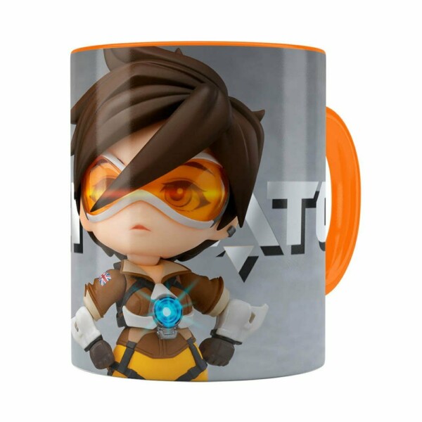Caneca Overwatch Game 3d Print Laranja