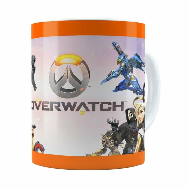 Caneca Overwatch Game 3d Print V02 Branca