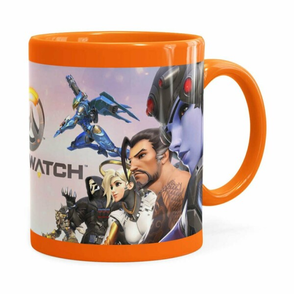 Caneca Overwatch Game 3d Print V02 Laranja