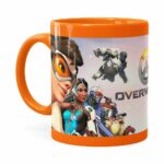 Caneca Overwatch Game 3d Print V02 Laranja