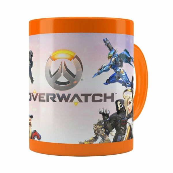 Caneca Overwatch Game 3d Print V02 Laranja