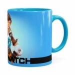 Caneca Overwatch Game 3d Print V03 Azul Claro