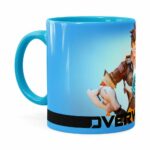Caneca Overwatch Game 3d Print V03 Azul Claro