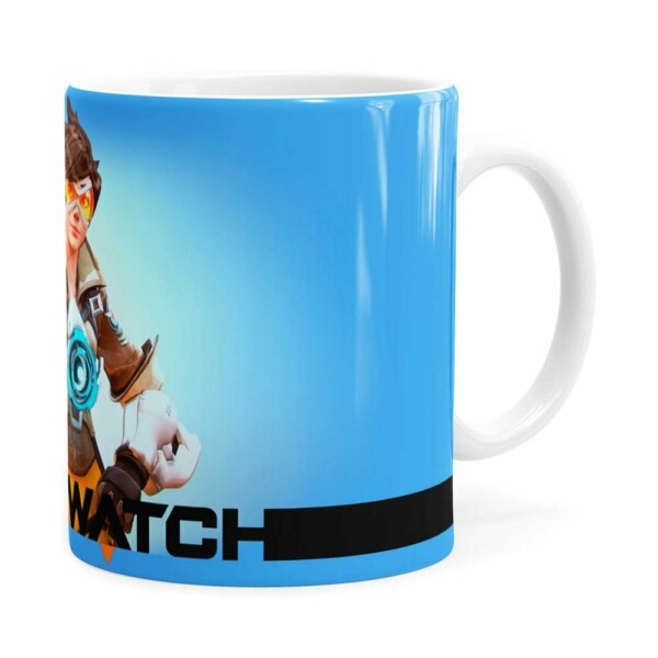 Caneca Overwatch Game 3d Print V03 Branca
