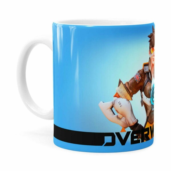 Caneca Overwatch Game 3d Print V03 Branca