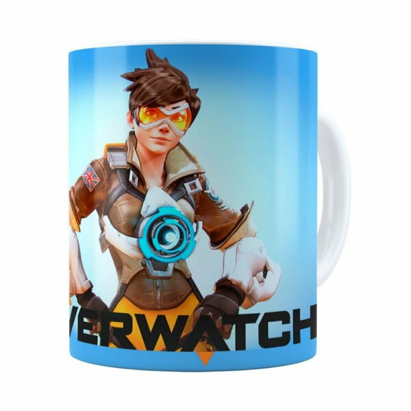 Caneca Overwatch Game 3d Print V03 Branca