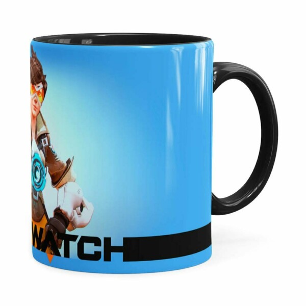 Caneca Overwatch Game 3d Print V03 Preta