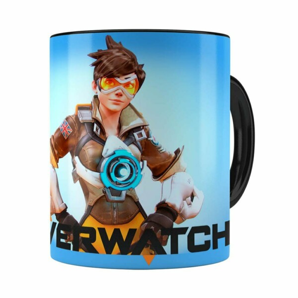 Caneca Overwatch Game 3d Print V03 Preta