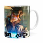 Caneca Overwatch Game 3d Print V04 Branca