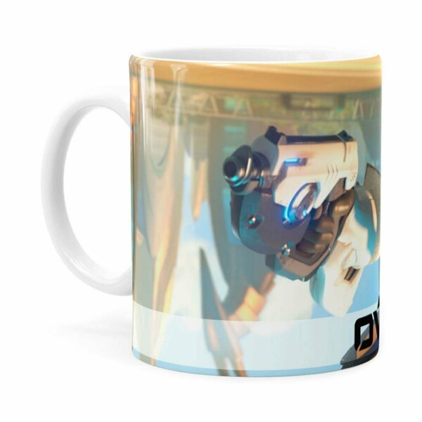Caneca Overwatch Game 3d Print V04 Branca