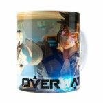 Caneca Overwatch Game 3d Print V04 Branca
