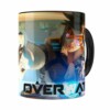 Caneca Overwatch Game 3d Print V04 Preta