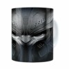 Caneca Pantera Negra 3d Print Vingadores Branca