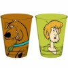 2 Copos Caldereta Scooby-doo E Salsicha Vidro 312ml