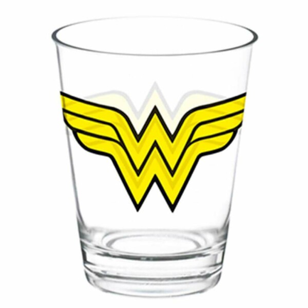 4 Copos Caldereta Dc Comics Heroes Vidro 312ml
