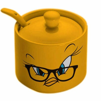 Açucareiro Piu-piu Big Face Em Cerâmica