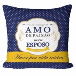 Almofada Amo De Paixão Meu Esposo