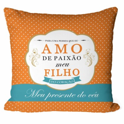 Almofada Amo De Paixão Meu Filho