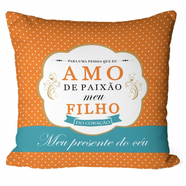 Almofada Amo De Paixão Meu Filho