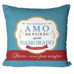 Almofada Amo De Paixão Meu Namorado
