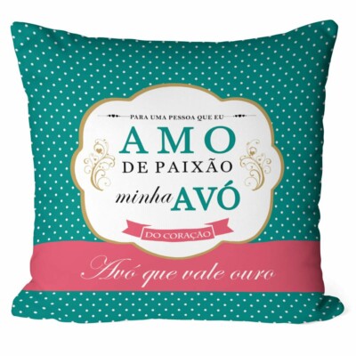 Almofada Amo De Paixão Minha Avó