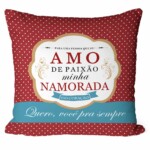 Almofada Amo De Paixão Minha Namorada