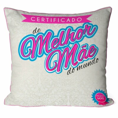 Almofada Certificado Melhor Mãe