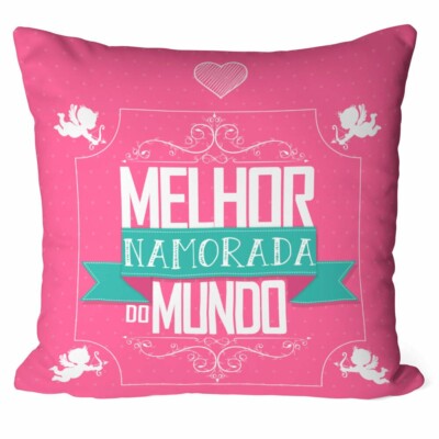 Almofada Melhor Namorada Do Mundo
