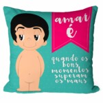 Almofada Namorado Amar é Bons Momentos