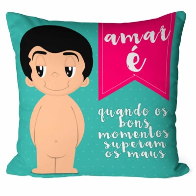 Almofada Namorado Amar é Bons Momentos