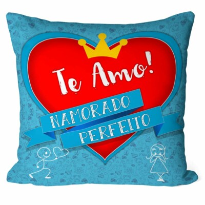Almofada Namorado Perfeito Te Amo
