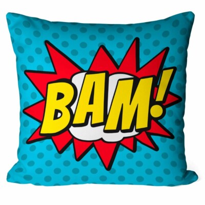 Almofada Onomatopeia Comic Bam V01
