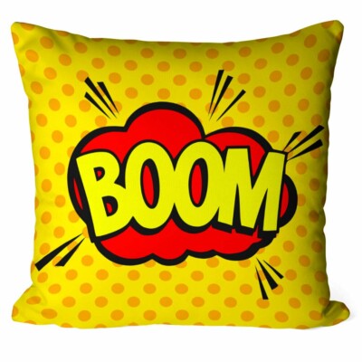 Almofada Onomatopeia Comic Boom V01