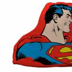 Almofada Superman Half Body Vermelho 45x36cm