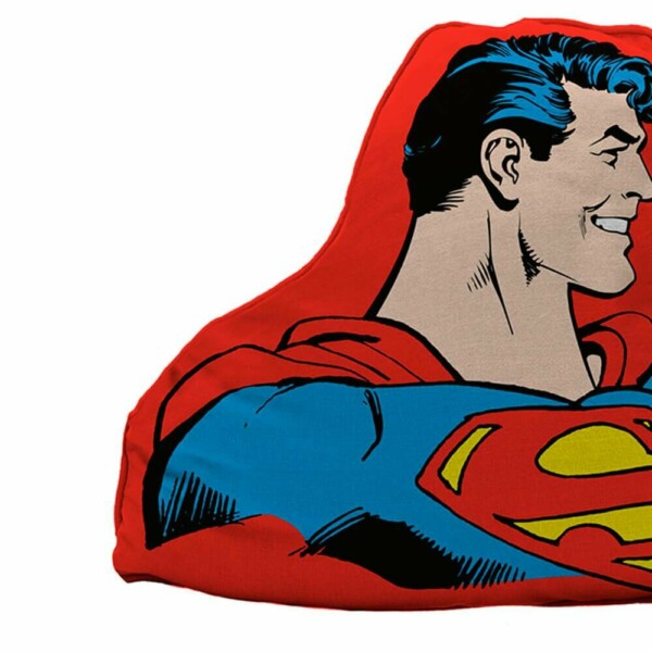 Almofada Superman Half Body Vermelho 45x36cm