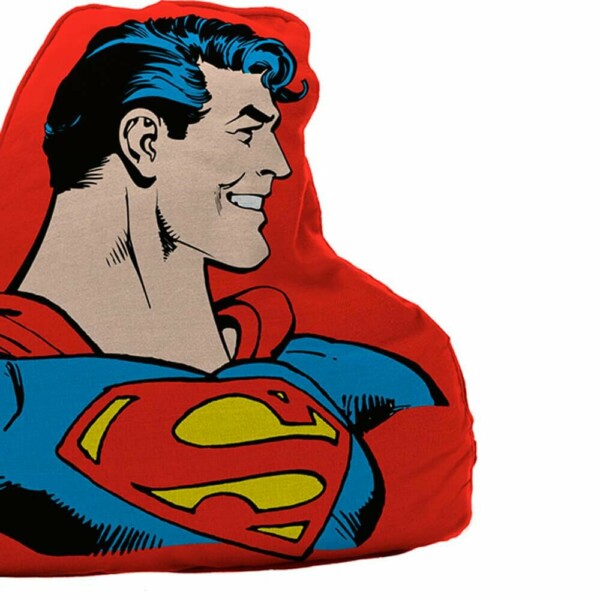 Almofada Superman Half Body Vermelho 45x36cm