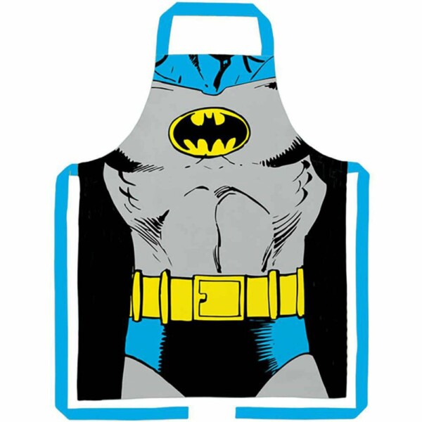 Avental Batman Body Em Algodão 80x70cm